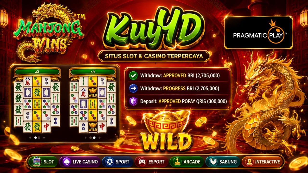🔥SELAMAT KEPADA MEMBER KUY4D🔥
DEPOSIT : RP 300.000
WITHDRAW : RP 2.705.000
LINK 