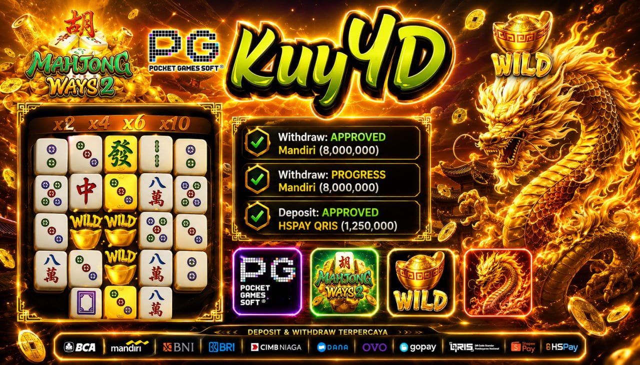 🔥SELAMAT KEPADA MEMBER KUY4D🔥
DEPOSIT : RP 1.250.000
WITHDRAW : RP 8.000.000
DAF
