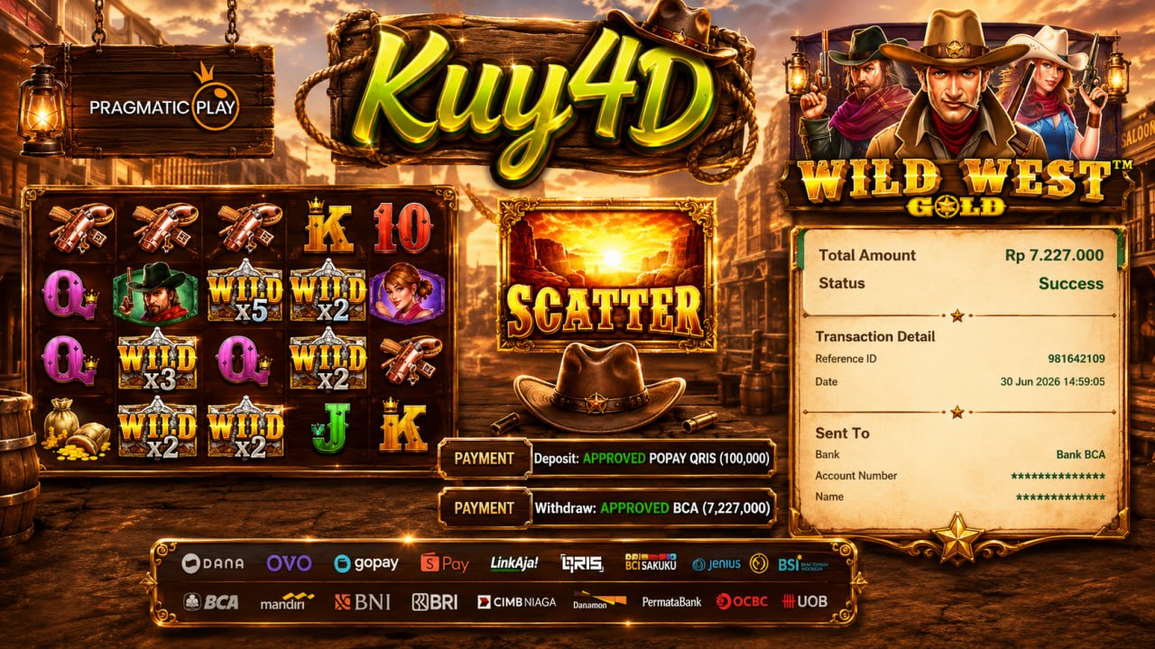 🔥SELAMAT KEPADA MEMBER KUY4D🔥
DEPOSIT : RP 700.000
WITHDRAW : RP 4.100.000
DAFTA
