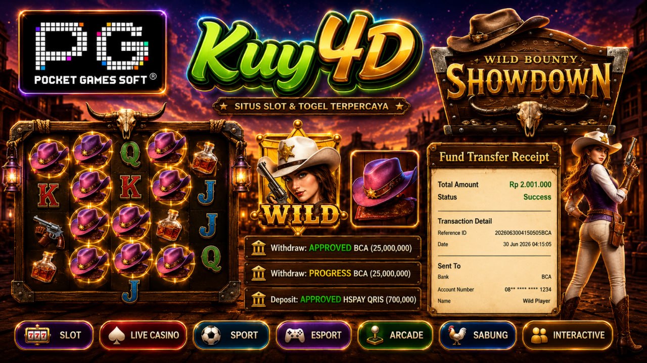🔥SELAMAT KEPADA MEMBER KUY4D🔥
DEPOSIT : RP 700.000
WITHDRAW : RP 25.000.000
DAFT