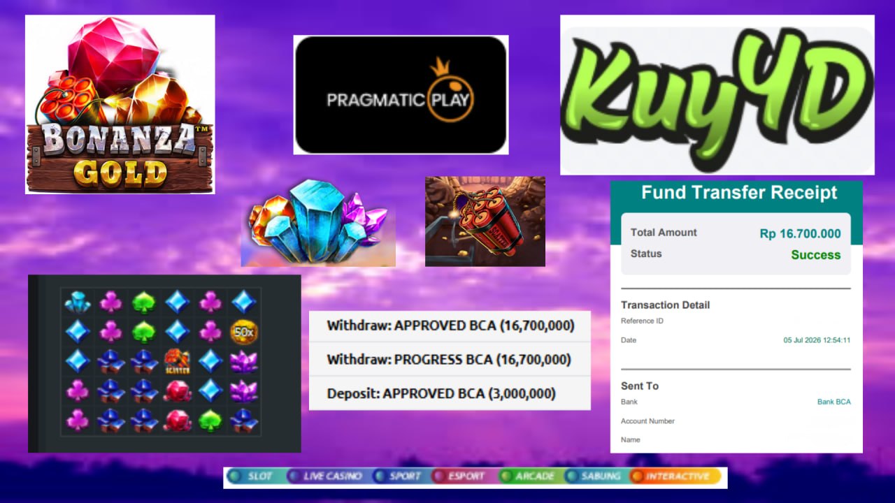 🔥SELAMAT KEPADA MEMBER KUY4D🔥
DEPOSIT : RP 3.000.000
WITHDRAW : RP 16.700.000
DA
