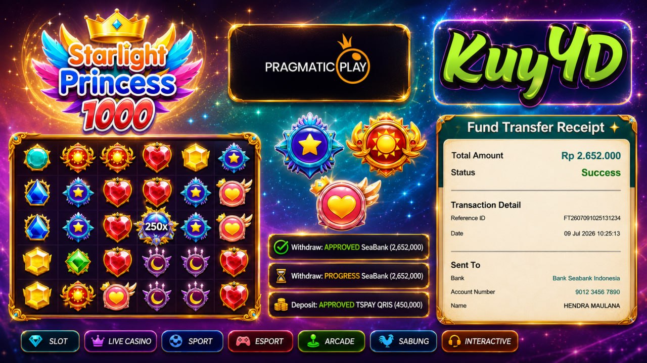 🔥SELAMAT KEPADA MEMBER KUY4D🔥
DEPOSIT : RP 450.000
WITHDRAW : RP 2.652.000
DAFTA