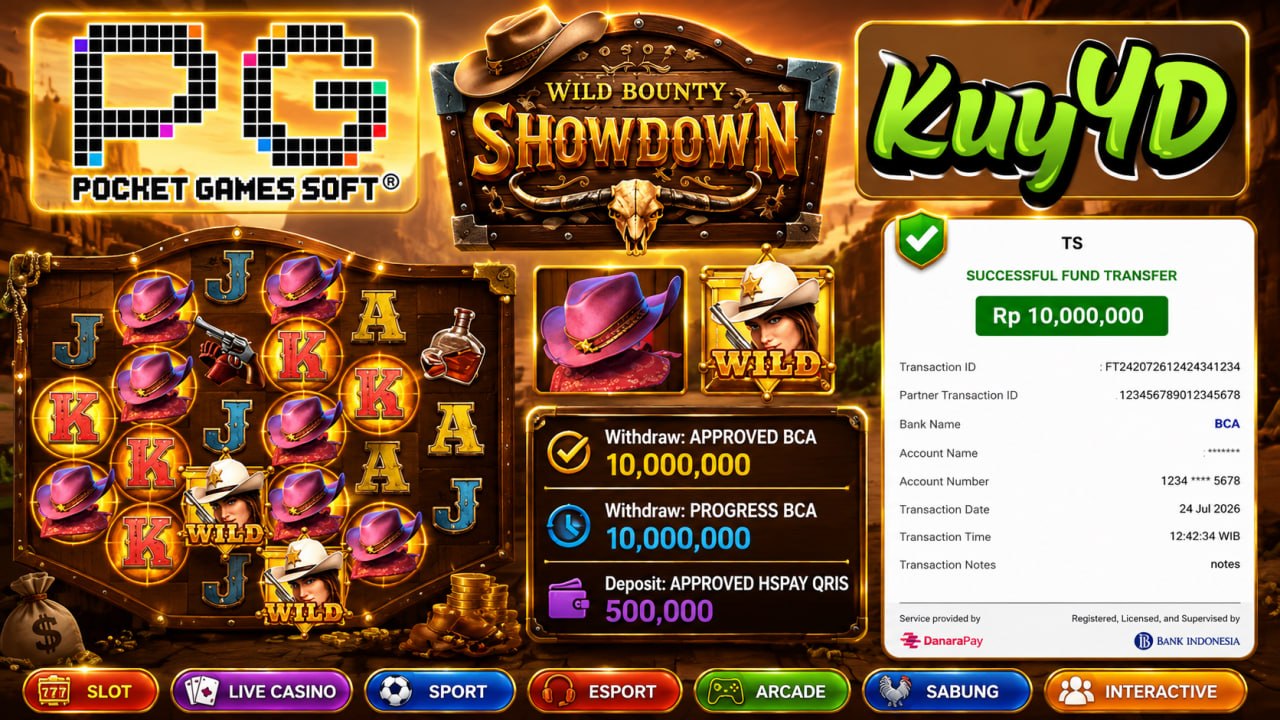 🔥 SELAMAT KEPADA MEMBER KUY4D 🔥
DEPOSIT : RP 500.000
WITHDRAW : RP 10.000.000
LI