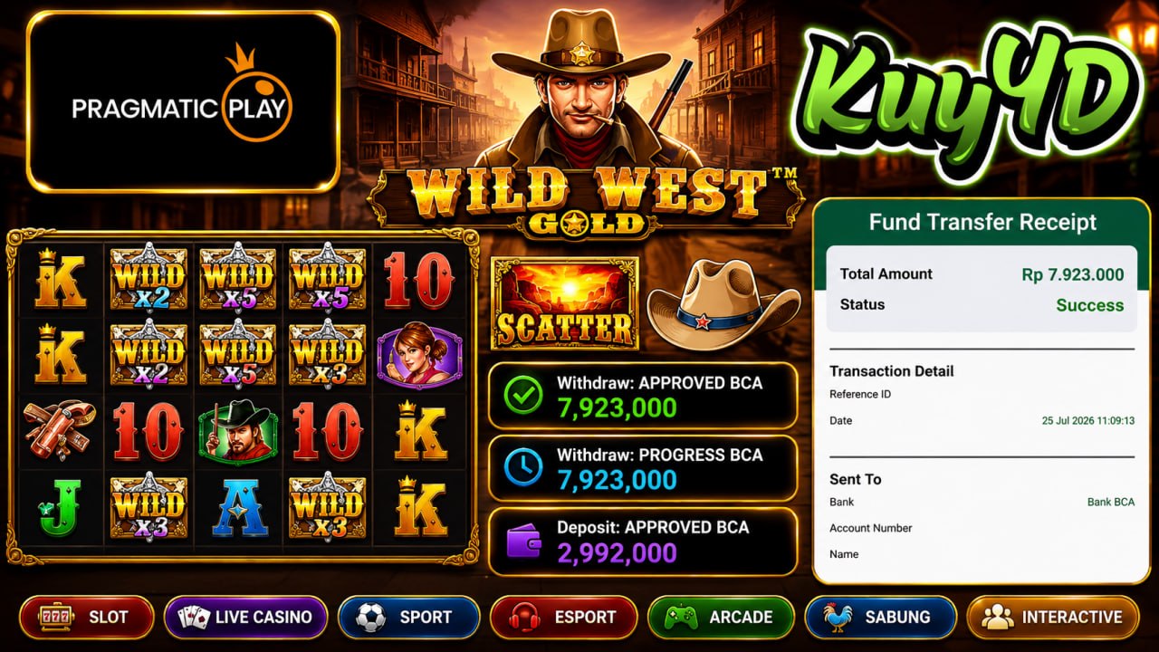 🔥 SELAMAT KEPADA MEMBER KUY4D 🔥
DEPOSIT : RP 2.992.000
WITHDRAW : RP 7.923.000
L