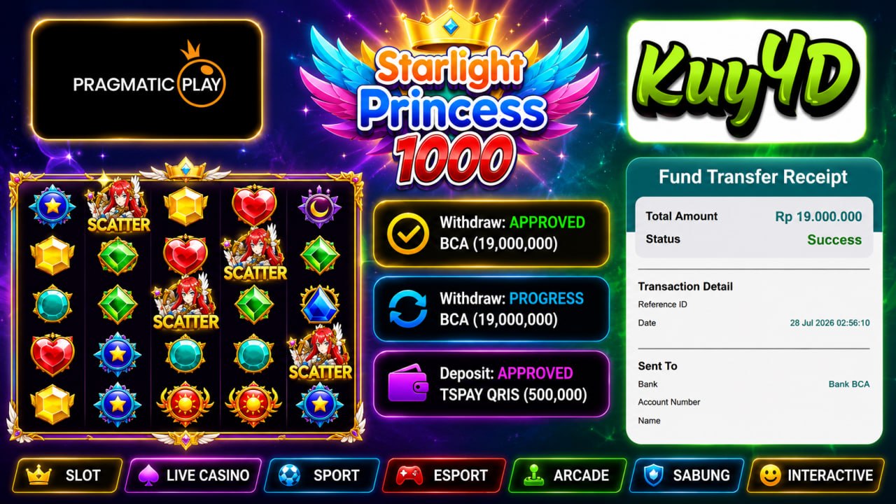 🔥 SELAMAT KEPADA MEMBER KUY4D 🔥
DEPOSIT : RP 500.000
WITHDRAW : RP 19.000.000
LI
