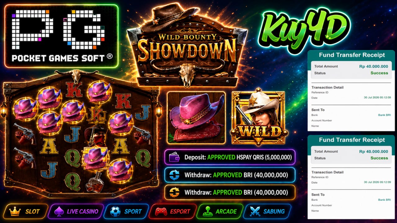 🔥 SELAMAT KEPADA MEMBER KUY4D 🔥
DEPOSIT : RP 5.000.000
WITHDRAW : RP 80.000.00
L