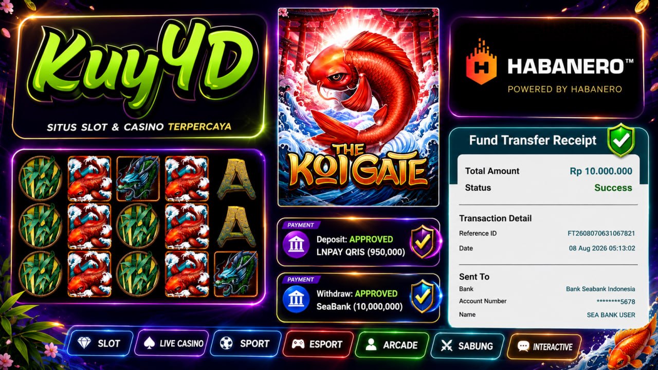 🔥 SELAMAT KEPADA MEMBER KUY4D 🔥
DEPOSIT : RP 950.000
WITHDRAW : RP 10.000.000
LI
