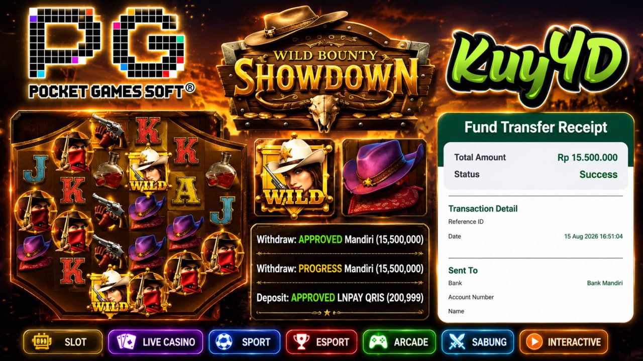 🔥 SELAMAT KEPADA MEMBER KUY4D 🔥
DEPOSIT : RP 200.999
WITHDRAW : RP 15.500.000
LI