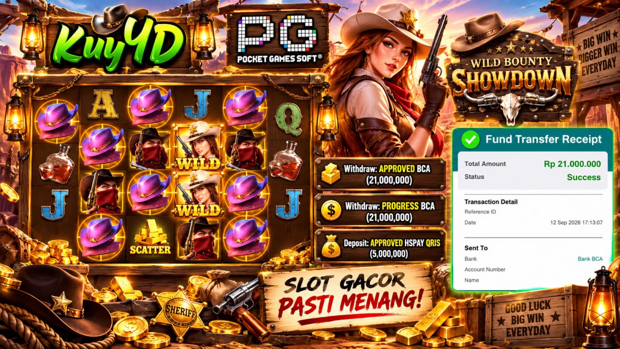 🔥 SELAMAT KEPADA MEMBER KUY4D 🔥
DEPOSIT : RP 5.000.000
WITHDRAW : RP 21.000.000
