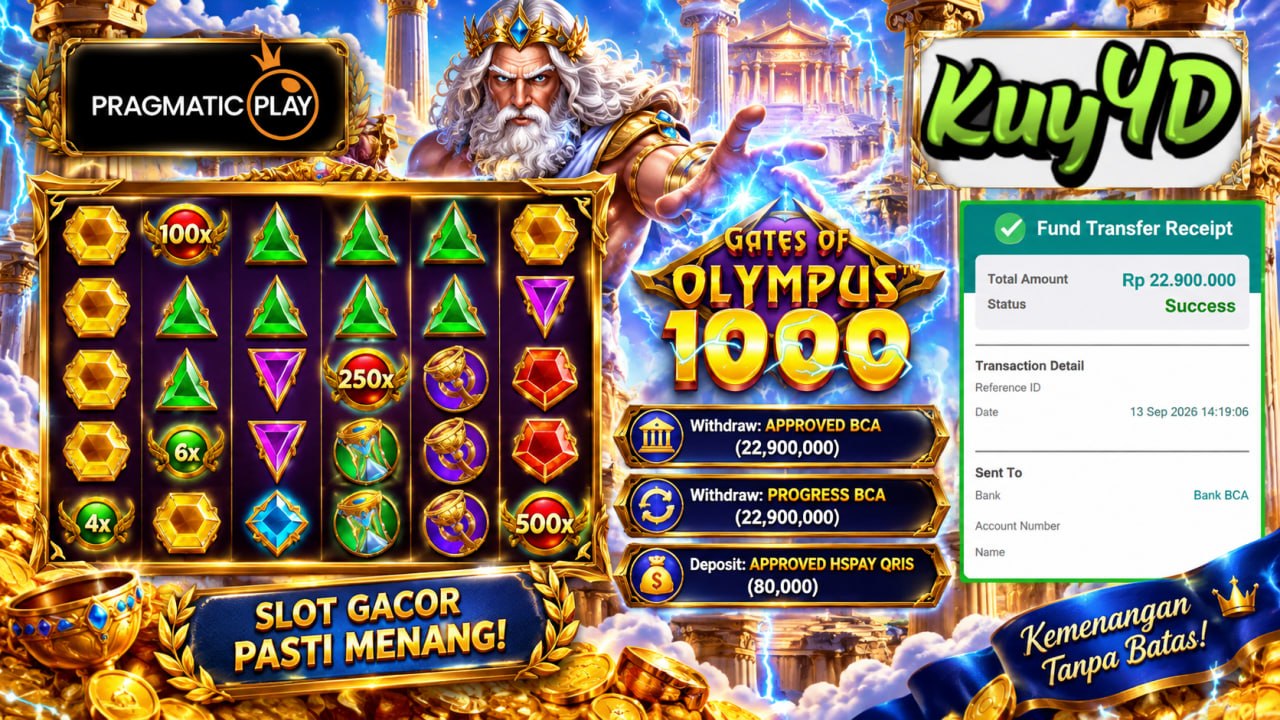 🔥 SELAMAT KEPADA MEMBER KUY4D 🔥
DEPOSIT : RP 80.000
WITHDRAW : RP 22.900.000
LIN